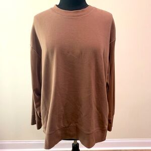 Athleta Retroplush Velvet Sweatshirt – Oversized Fit